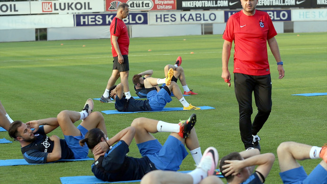 Trabzonspor, yeni sezon öncesi ilk çalışmasını yaptı