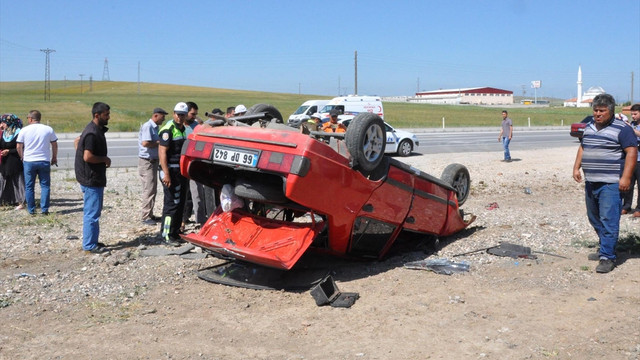 Yozgat'ta trafik kazası: 5 yaralı