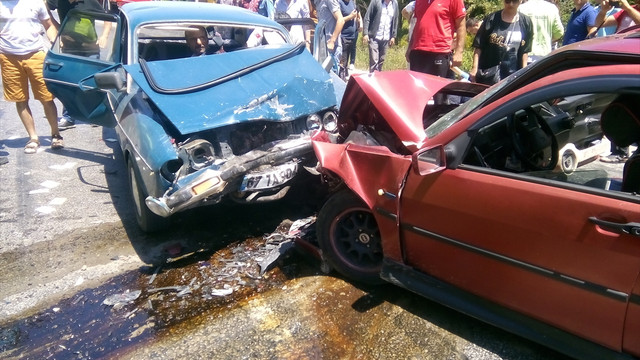 Zonguldak'ta trafik kazası: 7 yaralı