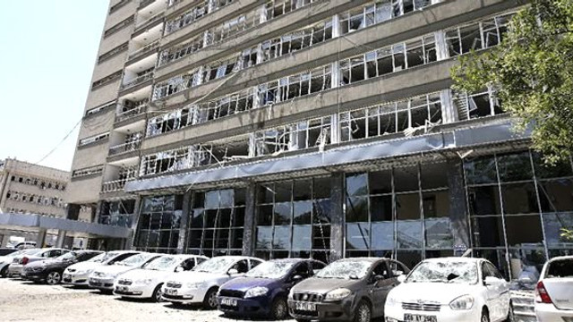 Tahrip edilen Ankara Emniyet Müdürlüğü binası basına açıldı