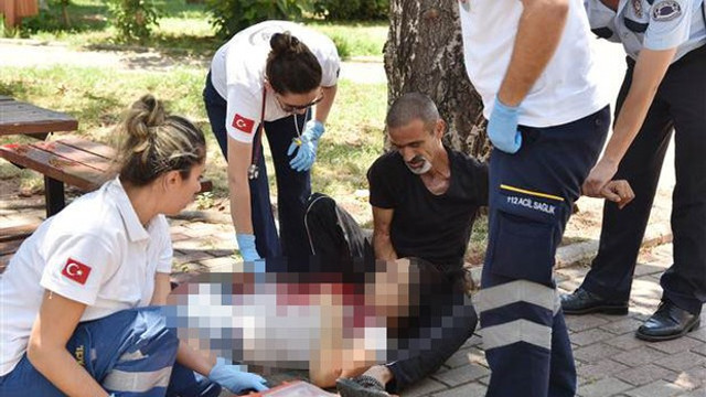 Karısını öldürdü, başında diz çöküp ağladı