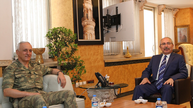 7. Kolordu Komutanı Korgeneral Yılmaz, Mardin'de