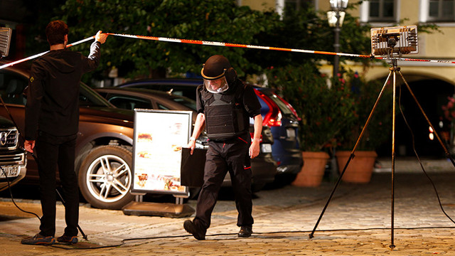 Almanyada bombalı saldırı!