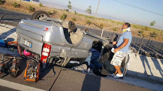 Afyonkarahisar'da trafik kazası: 4 yaralı