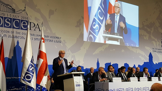 AGİT Parlamenterler Asamblesi 25. toplantısı Tiflis'te başladı