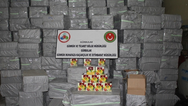 Ağrı'da yaklaşık 20 ton kaçak tütün ele geçirildi