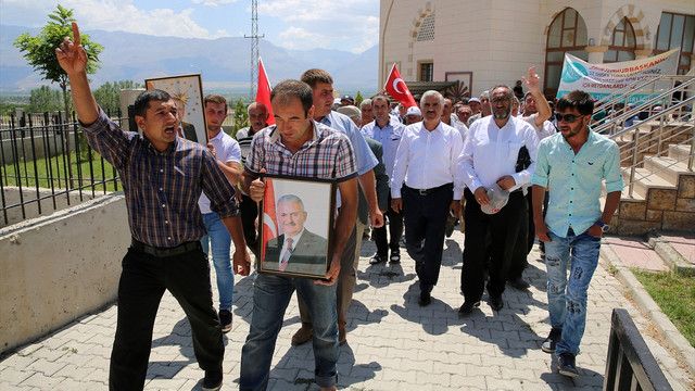 Ahıska Türklerinden şehitler için mevlit