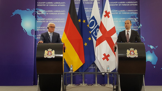 Almanya Dışişleri Bakanı Steinmeier Gürcistan'da