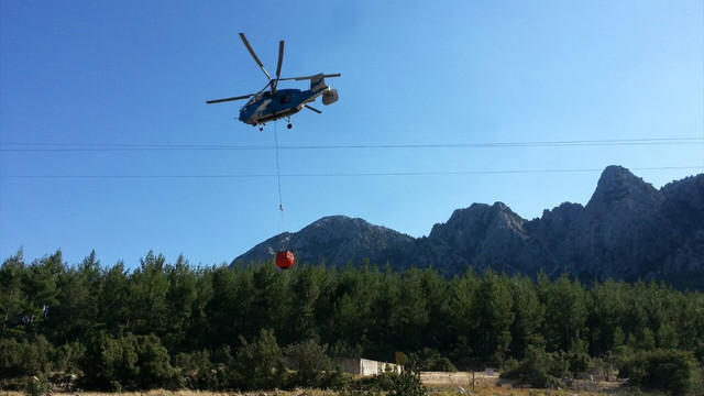 GÜNCELLEME - Antalya'da orman yangını