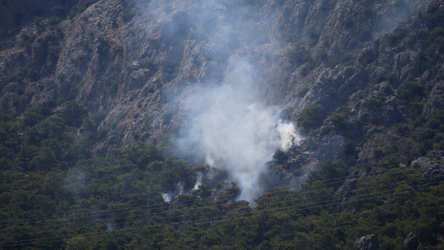 Antalya'da orman yangını