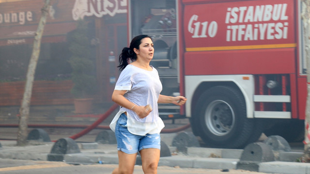 Ataşehir'de yangın