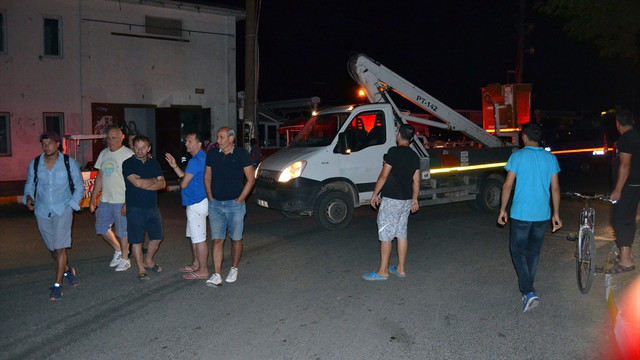 Balıkesir'de trafo yangını