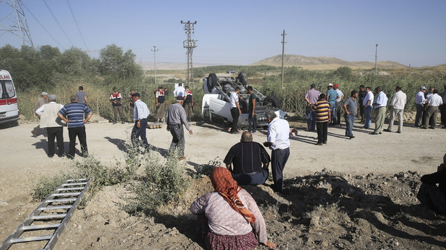 Başkentte trafik kazası