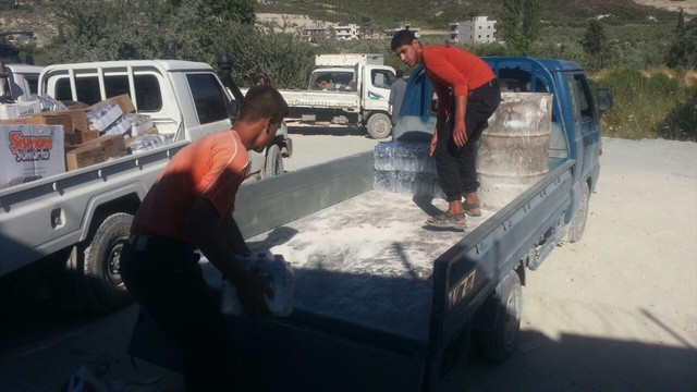 Bayırbucak Türkmenlerine su yardımı