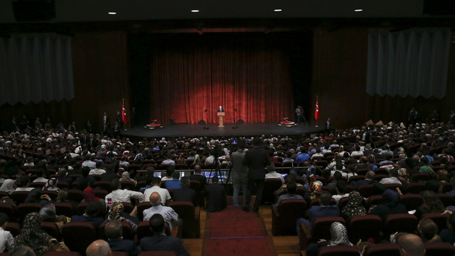 Beştepe Millet Kongre ve Kültür Merkezi'nde Şehitleri Anma Programı