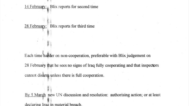 Blair'in Bush'a yolladığı özel notlar açıklandı