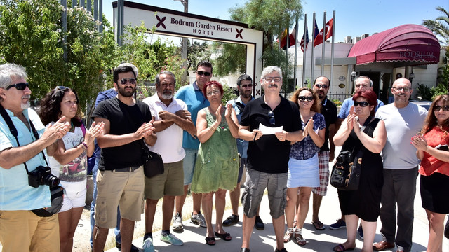 Bodrum'da gazetecinin darbedilmesi