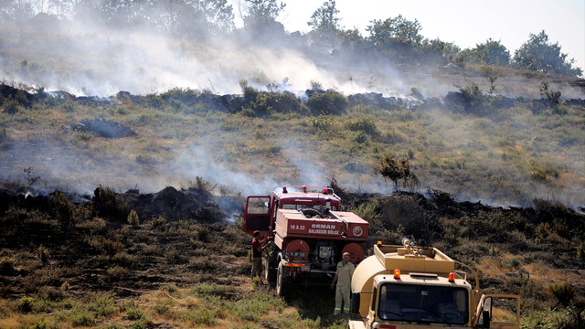 GÜNCELLEME - Çanakkale'de orman yangını
