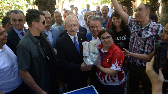 CHP Genel Başkanı Kılıçdaroğlu, Antalya'da