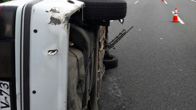 Düzce'de trafik kazası: 1 ölü, 2 yaralı