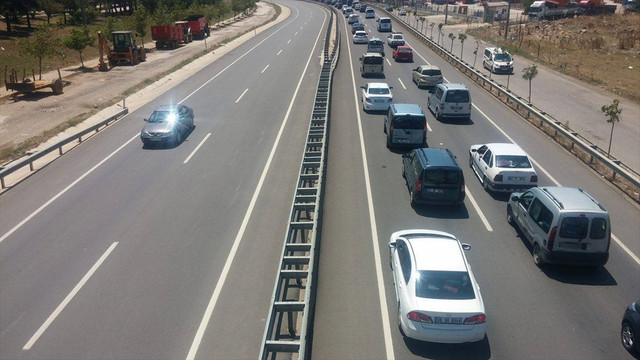 Edirne'de bayram trafiği