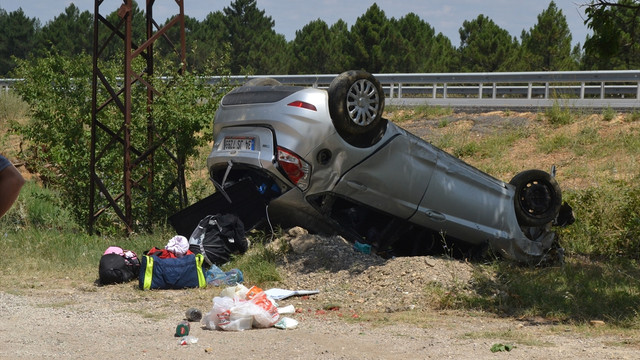 Edirne'de trafik kazası: 5 yaralı