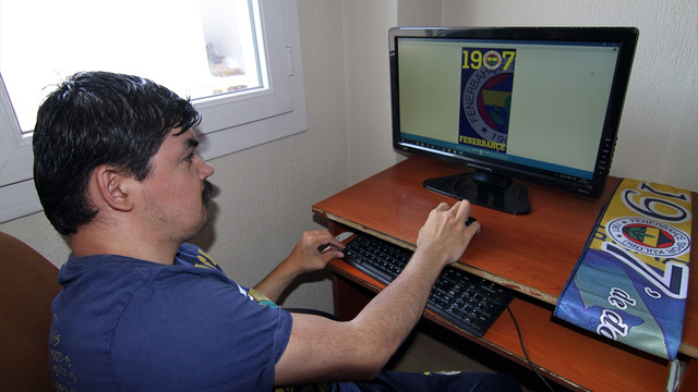 Engelli gencin havlu tasarımlarına Fenerbahçe'den talep