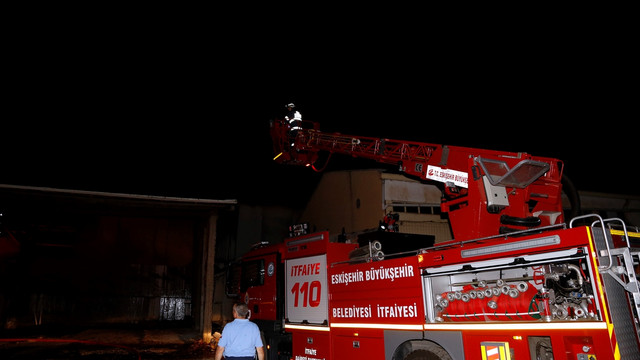 Eskişehir'de iş yeri yangını
