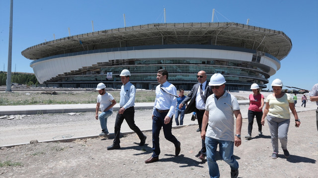 Eskişehirspor'un yeni stadında sona doğru