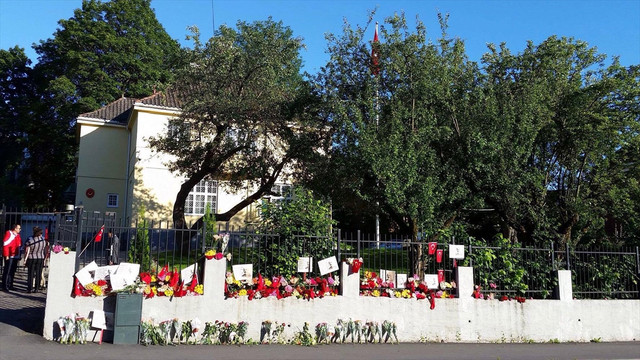 FETÖ'nün darbe girişimi Norveç'te protesto edildi