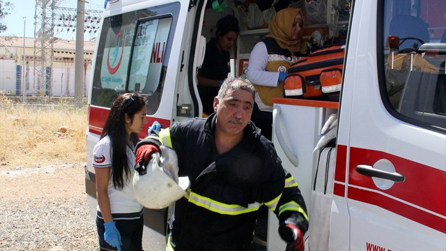 Gaziantep'te hurda fabrikasında yangın