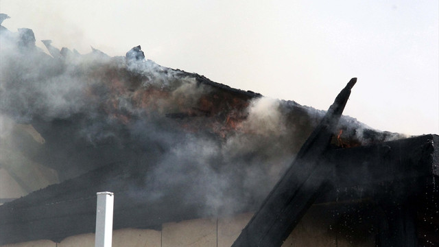 Gaziantep'te restoranda yangın