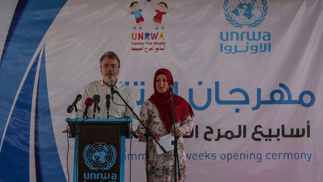 Gazzeli çocuklar için yaz kampı