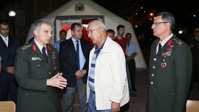 Giresun'da askeri helikopterin düşmesi