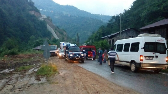 Giresun'da askeri helikopterin düşmesi
