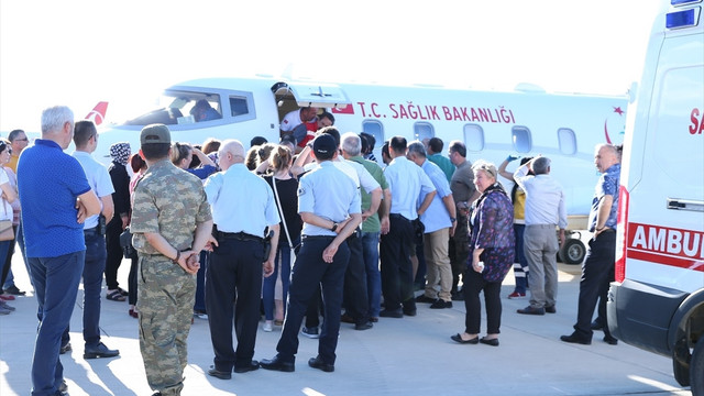 Giresun'da polis aracına saldırı ve sonrasındaki patlama