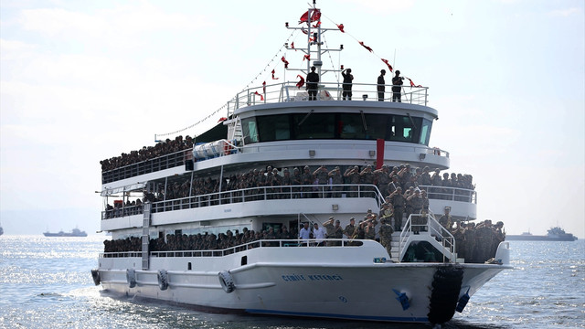Hava Harp Okulu öğrencileri eğitim kampı için Yalova'ya gitti