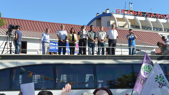 HDP'nin Darbelere hayır, demokrasi hemen şimdi mitingi