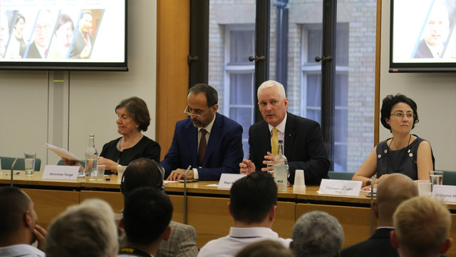 İngiliz parlamentosunda Filistin paneli