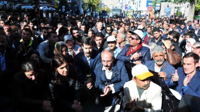 Ankara Adliyesi önünde Gar katliamı protestosu