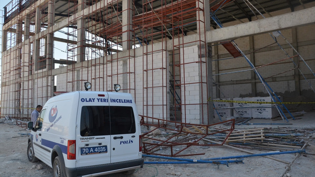 Karaman’da iş kazası: 1 ölü, 2 yaralı