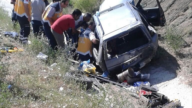 Kırıkkale'de trafik kazaları: 2 ölü, 6 yaralı
