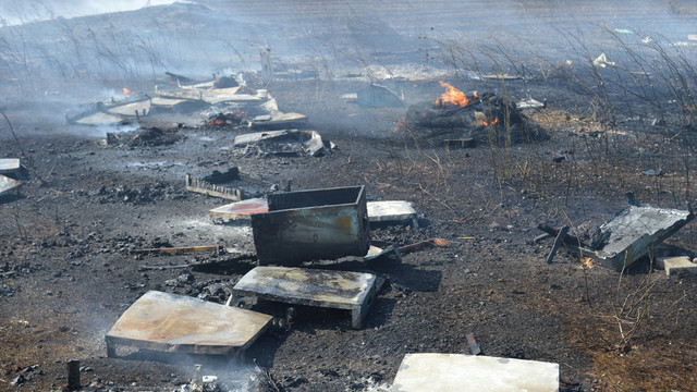 Kırklareli'de yangın