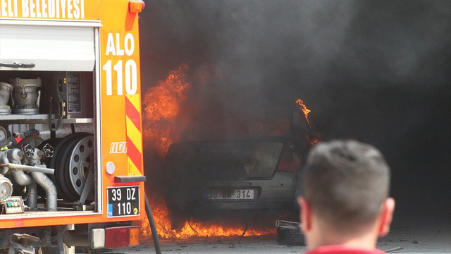 Kırklareli'nde yangın