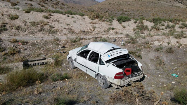 Konya'da otomobil devrildi: 1 ölü