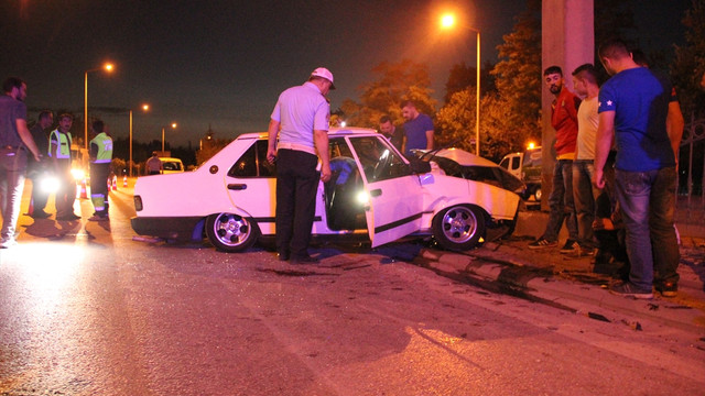 Konya'da trafik kazası: 4 yaralı