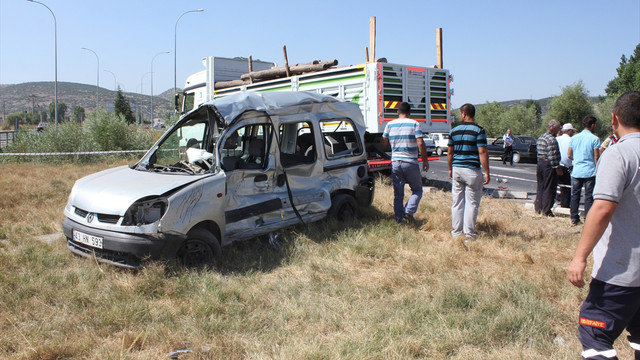 Kütahya'da trafik kazası: 1 ölü