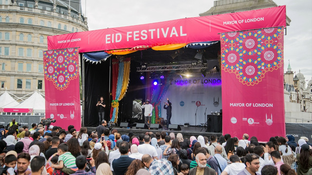 Londralı Müslümanlar festivalde buluştu