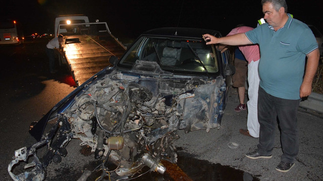 Manisa'da trafik kazası: 3 yaralı