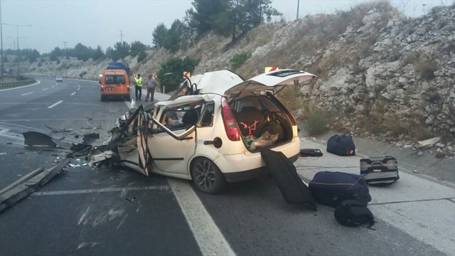 Mersin'de trafik kazası: 2 ölü, 2 yaralı